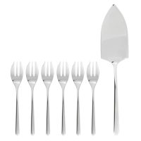 Set 6 forchettine dolce e pala torta SAMBONET LINEAR