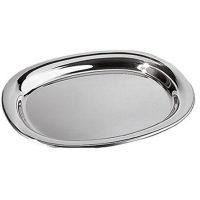 Piatto da portata in acciaio inossidabile 42x35cm Alessi