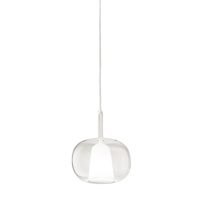 Lampadario in vetro soffiato